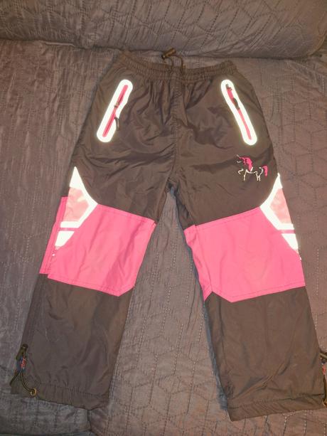 Dívčí zimní zateplené kalhoty zn. kugo vel. 104, kugo,104