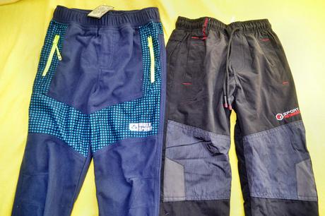 2x zimní a podzimní kalhoty wolf,v.104, wolf,104