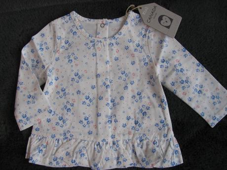 Bavlněné novorozenecké šatičky s kvítky, house,56