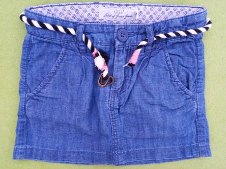 Riflová sukně zn."h&m-l.o.o.g" vel."110", h&m,110