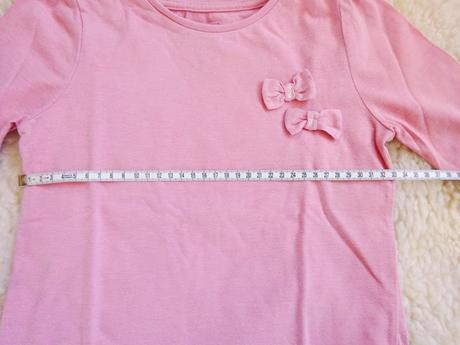 Růžové tričko s mašličkami, f&f,122