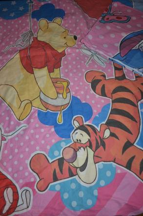 Dětské povlečení bavlna medvídek pú,tygřík,oslík,, šířka (cm): 100,délka (cm): 135