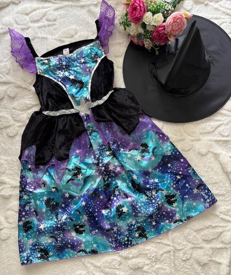 An26/ kostým čarodějnice - v.8/9 let, 