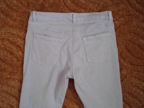 Fialové lila kalhoty rifle džíny skinny slimk next, next,38