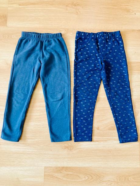 Dívčí teplejší tepláky 5-6 let, 104–116