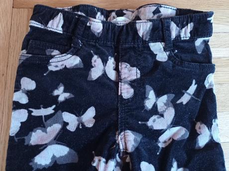 Kalhoty, manžestráky, h&m,98
