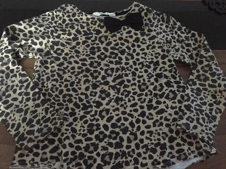 Triko s leopardim potiskem, h&m,116