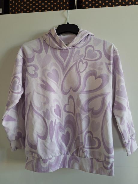 Mikina srdce vel. 152, primark,152