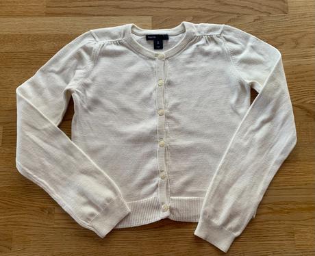 Bolerko & svetřík bílé gap vel. 128/134, gap,128