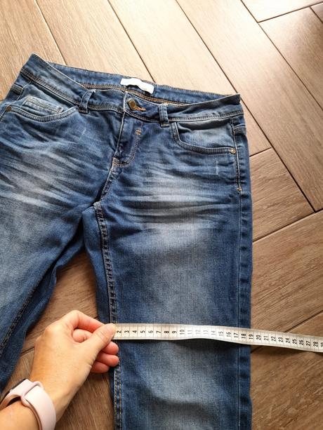 Zvonové džíny zn. clockhouse, vel. 36., clockhouse,36