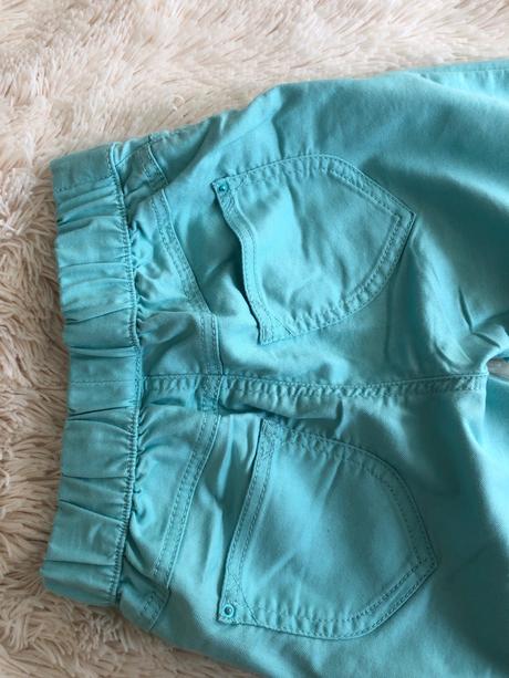 Tyrkysove kalhoty úzké 34 c&a, c&a,34