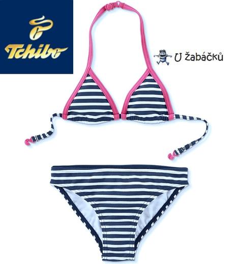 Námořnické plavky tchibo bikiny vel. 146/152, tchibo,146 / 152
