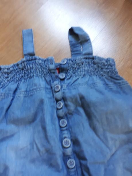 Luxusní džínové balónkove kraťasy, 116