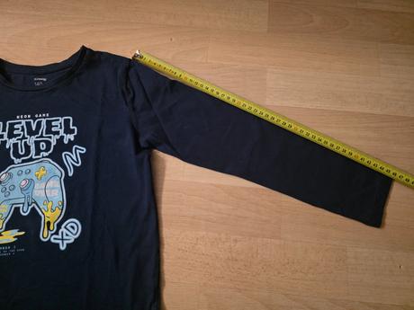 Tričko s dl. rukávem level up, sinsay,140