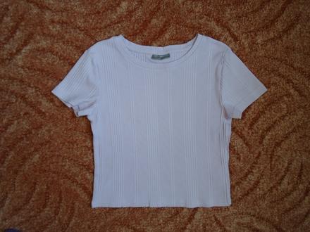 Fialové tričko triko crop top, 152