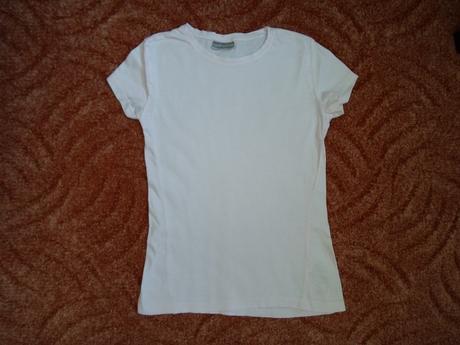 Růžové tričko triko krátký rukáv, 146