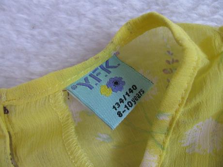 Letní dívčí halenka s elastickým tričkem, 140