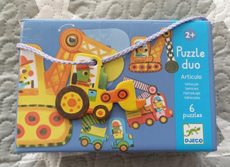 Djeco puzzle duo vozidla, 