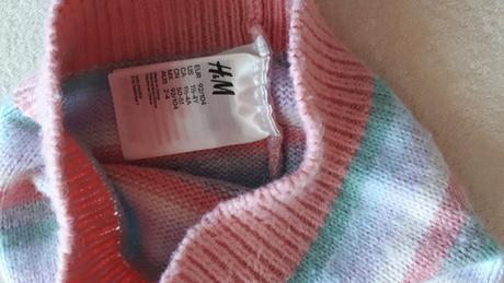 Dětská zimní čepice, čepička, s bambulí, 92/104, h&m,92