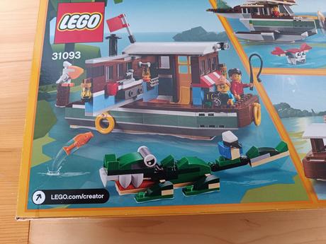 Lego creator 31093 říční hausbót,