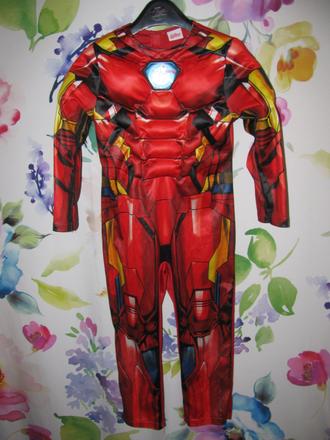 Karnevalový kostým, overal iron man,