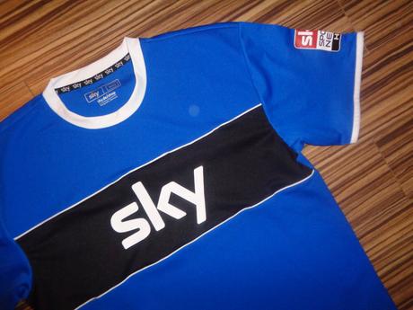 Luxusní modré funkční tričko, 164