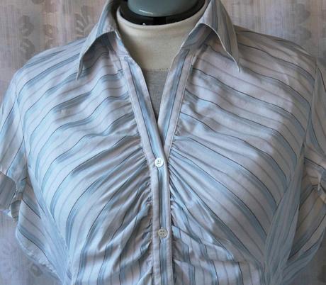 Letní pruhovaná nabíraná halenka next vel.46, next,46