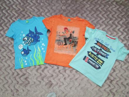 3x tričko s krátkým rukávem, kiki&koko,122