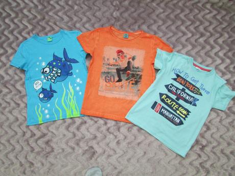 3x tričko s krátkým rukávem, kiki&koko,122