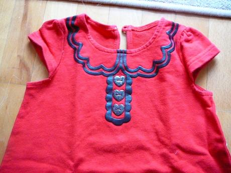 Červené šatičky, george,74