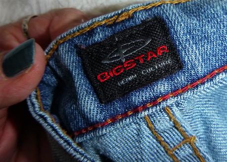 Dáské džíny big-star - vel.m-max.l, m