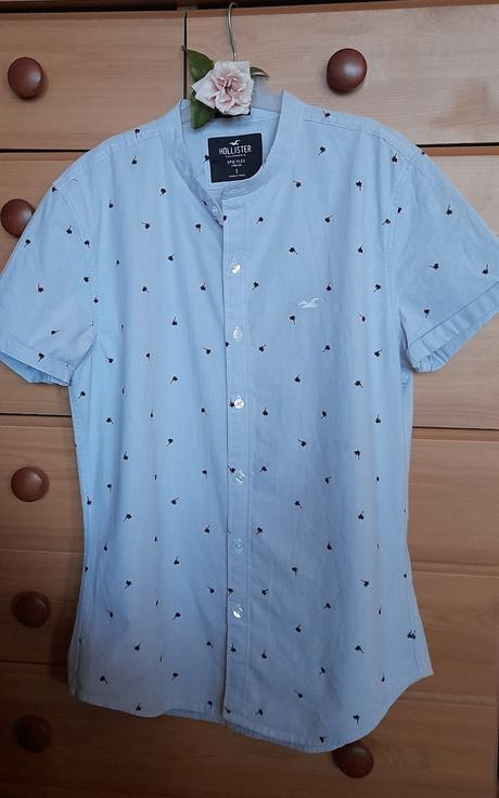 Hollister košile s krátkým rukávem muscle fit, hollister,s