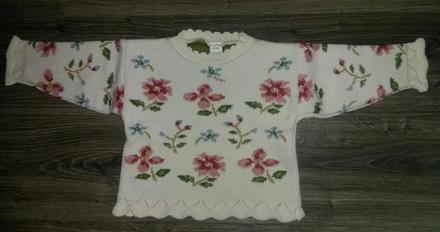 Květovaný svetr adams vel. 86, adams,86