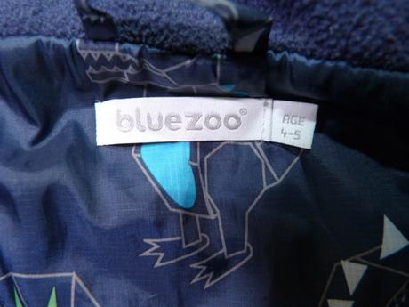Jaro/podzim bundička, podšívka flís vel.110, bluezoo,110