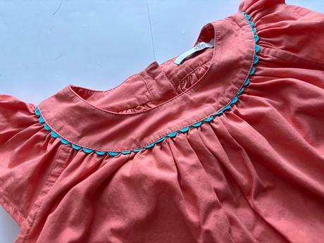 Ob/ krásné šaty cihlové barvy - v.5/6 let, marks & spencer,116