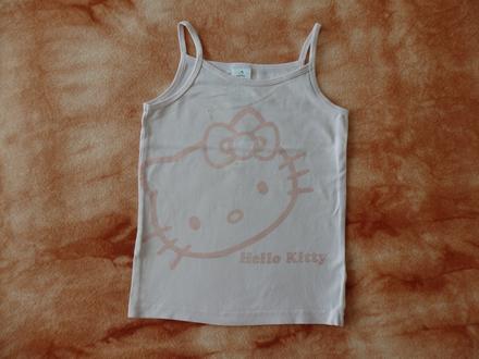 Tílko hello kitty 122/128, h&m,122