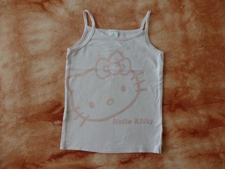 Tílko hello kitty 122/128, h&m,122