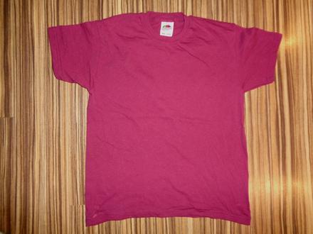 Bavlněné vínové tričko, 128