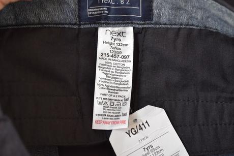 Kraťasy vel. 7 let, next,122