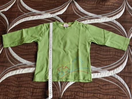 Triko dlouhý rukáv traktor, mini mode,86