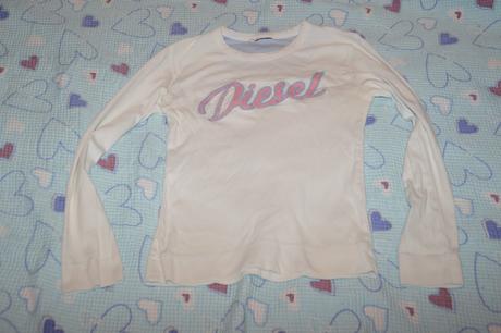 158 164 bílé bavlněné triko diesel, diesel,164