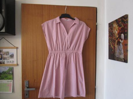 Pěkné starorůžové letní šaty, v pase guma, vel. 42, gate,42