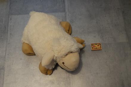 Plyšová ovečka - plyšák / polštářek,