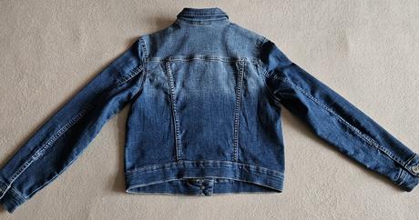 Dívčí džínová bunda, bundička, vel.140, zn.denim, denim,140