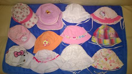 7 x klobouček / kšiltovka, vel 1-3 roky, 86
