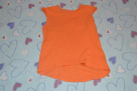 Bavlněné tričko oranžové, 86