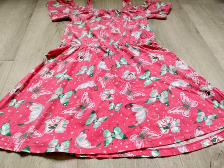 Šaty letní s motýlky, bonprix,152