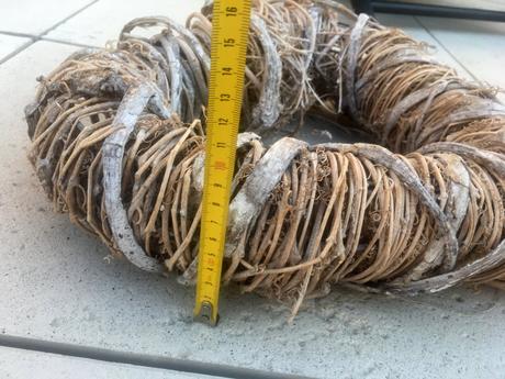 Dekorace - maxi srdce z proutí, 