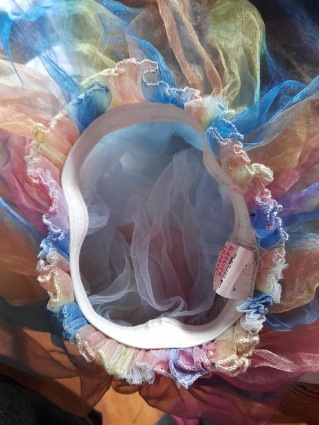 Kostým sukně víly na dohrátí,