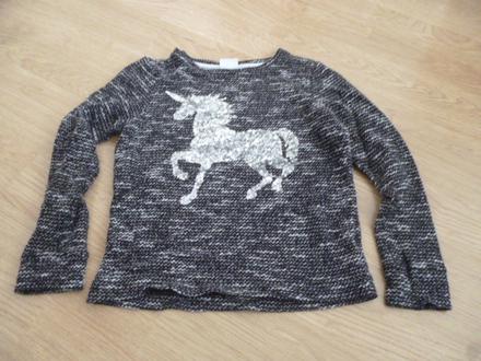 Svetr jednorožec vel. 7-8, f&f,128